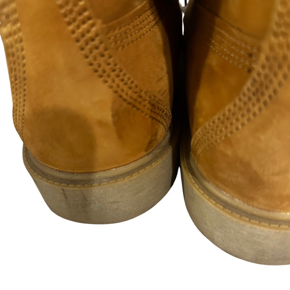 Timberland Men’s 6-Inch Premium Waterproof Boots Wheat Nubuck Sz 13 Style 18094 - Picture 7 of 14